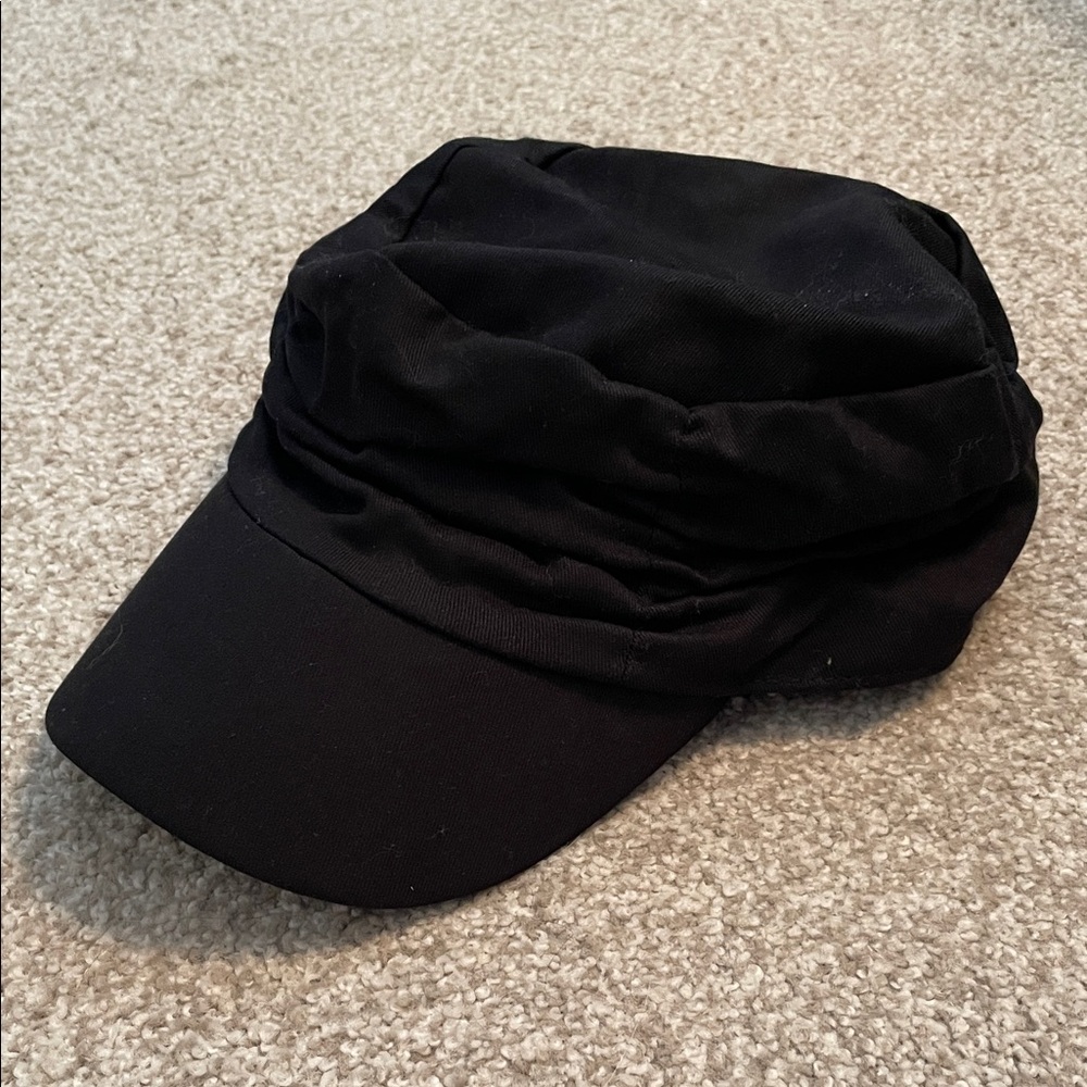 Black Cadet Style Cap
